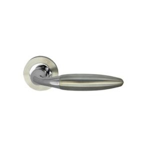 Gina 63106 - satin / polished chrome door handle