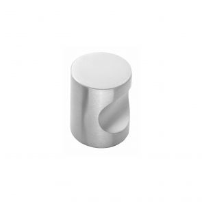Cylindrical FTD430CSSS - satin stainless steel 25mm cupboard knob
