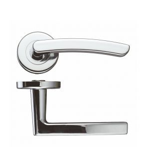 LEVER HANDLE ON ROSE SANTIAGO CP