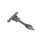 1172-6 Hinge 6" Black Antique