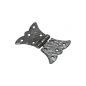 829 Hinge Ornate 89x70mm Blk Ant