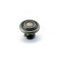 CUPBOARD KNOBS ESSA ANTIQUE BRASS 32MM