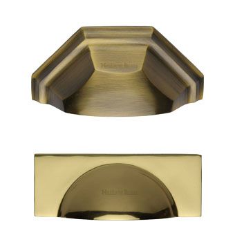 Brass Kitchen Cupboard Cup Pulls