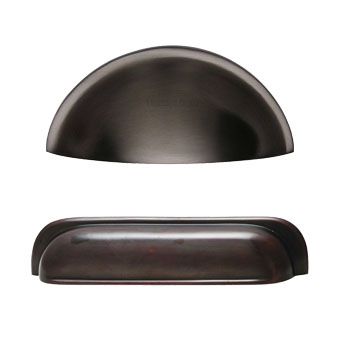 Bronze Kitchen Cupboard Cup Pulls