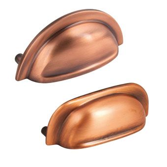 Copper Kitchen Cupboard Cup Pulls