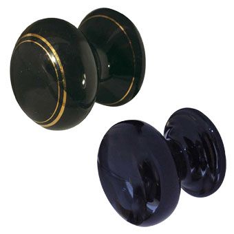Black Round Kitchen Cupboard Knobs