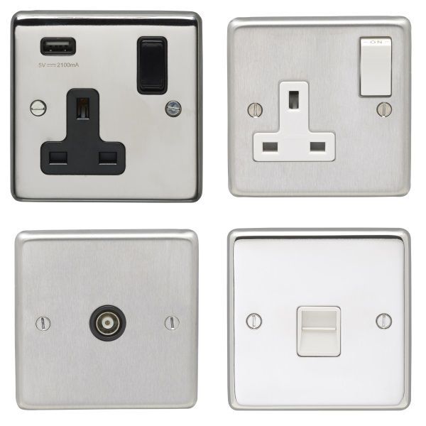 Silver Stainless Steel Range Sockets