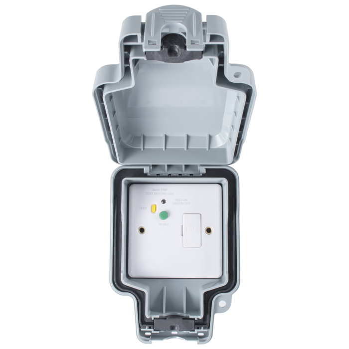 Grey Eurolite Flat Plate Switches