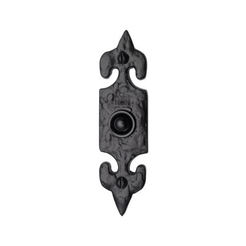 Black Front Door Bell Pushes