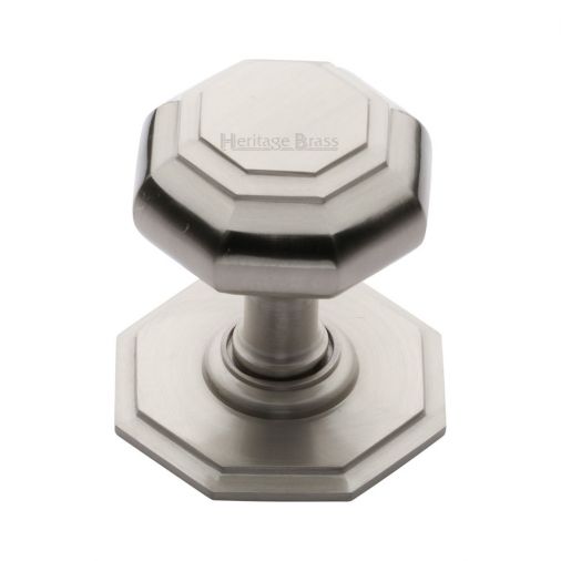 Brushed Metal Centre Door Knobs