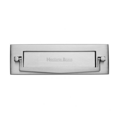 Brushed Metal Front Door Letterplates