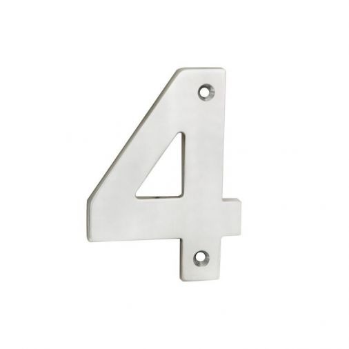 Brushed Metal Front Door Numerals