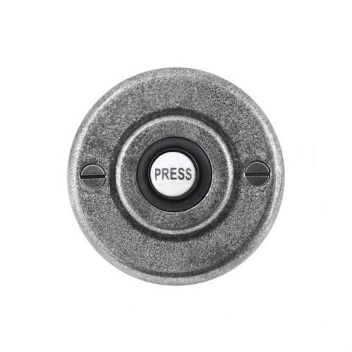 Pewter Front Door Bell Pushes