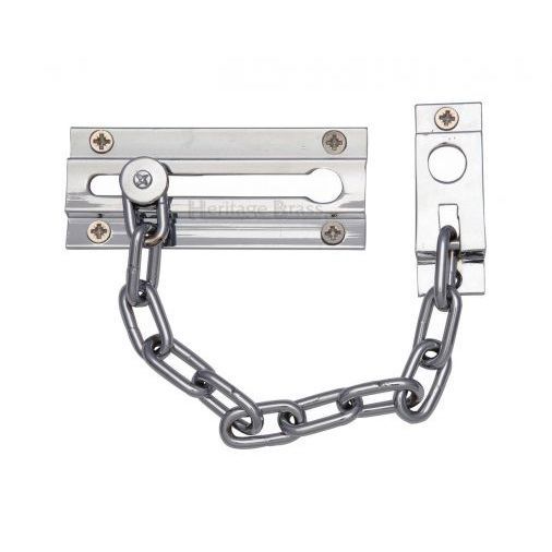 Polished Metal Front Door Chains