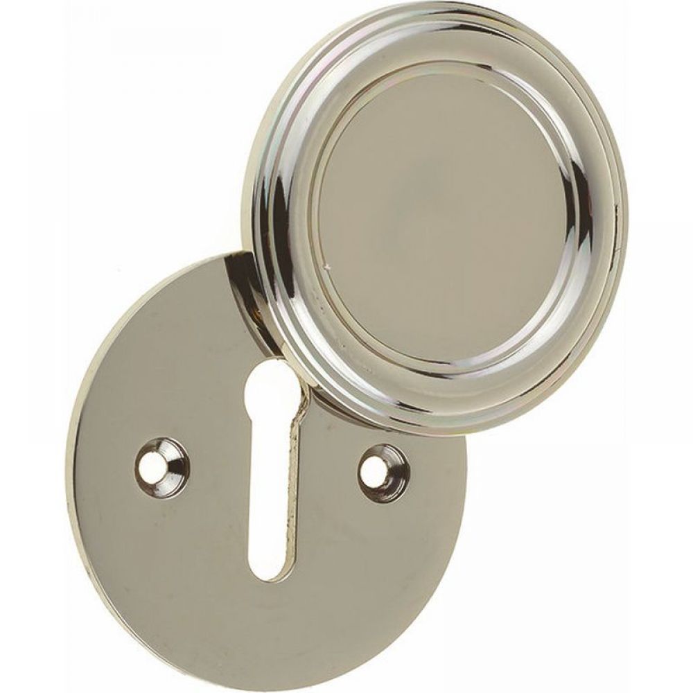 Euro Profile Escutcheon Concealed Rose Satin Chrome Polished Chrome