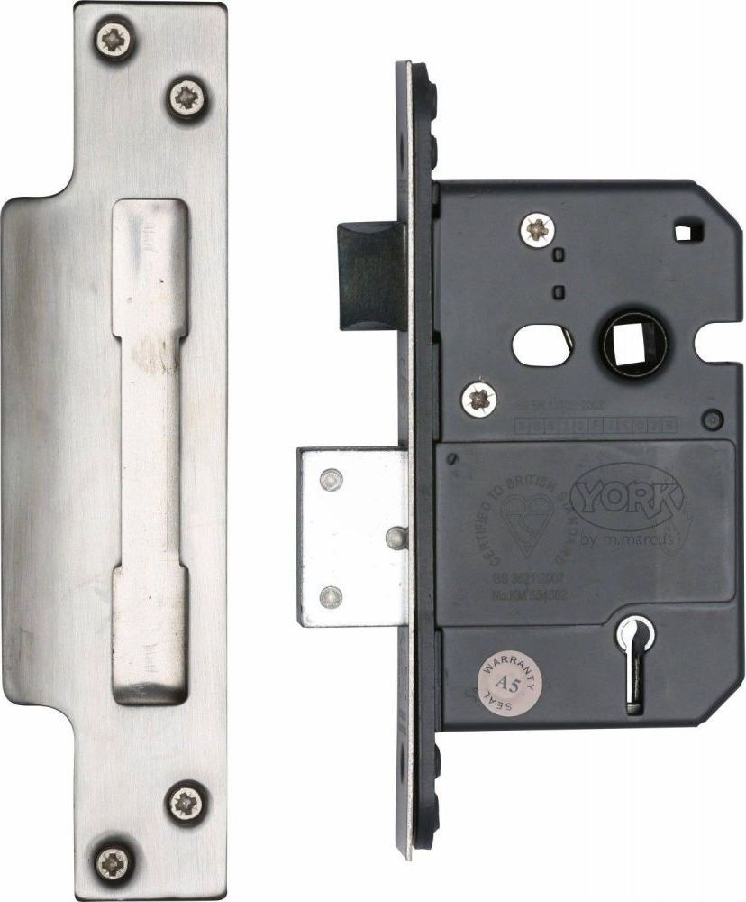 thumbnail image 2 of 63/75mm 5 Lever Mortice Door Sash Lock With 2 Keys - Ironmongery World IMW96069 2 of 4