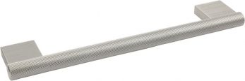 Hafele Graf Big Knurled Cabinet Bar Handle Stainless Steel Effect 192mm c/c (106.66.112)