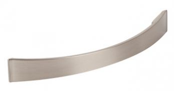 Hafele 107.03.611 Odessa Satin Nickel Bow Cabinet Handle 128mm c/c
