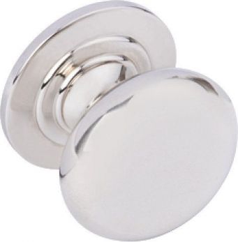 Hafele 110.35.101 Jude Cabinet Knob Mushroom 30mm Polished Nickel