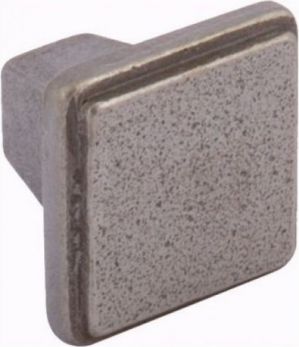 Kitchen Knob Hafele Burlington Cast Iron Square Knob 32mm