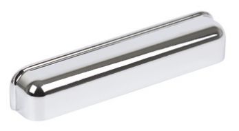 Hafele 151.40.665 Odessa Polished Chrome Cabinet Cup Pull 128mm c/c