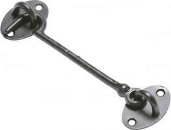 Kirkpatrick 1637 6 - black antique 150mm cabin hook