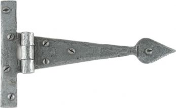 Arrow Head T Hinge 178 x 102mm Pewter Wrought Iron/Steel