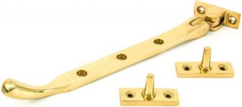 Anvil 33749 Polished Brass 8" Peardrop Casement Stay