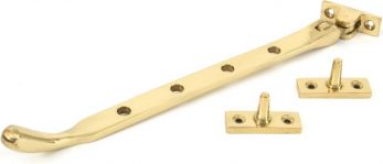 Anvil 33750 Polished Brass 10" Peardrop Casement Stay