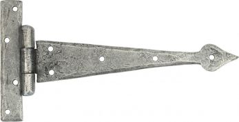 Arrow Head T Hinge 230 x 110mm Pewter Wrought Iron/Steel