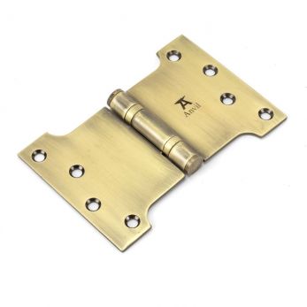 Parliament Door Hinge in Aged Brass, (102 x 102 x 152mm / 4 x 4 x 6") | 49553