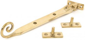 Anvil 83594 Monkeytail Window Stay 8" Polished Brass
