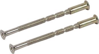 Hafele 909.46.126 M4 Male/Female Fixing Bolts For Door Handles 78mm (Pair)