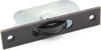 Aged Bronze Square Ended Sash Window Pulley 75kg