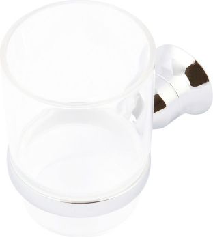Hafele 983.02.004 Chrome Tumbler Holder with Acrylic Cup