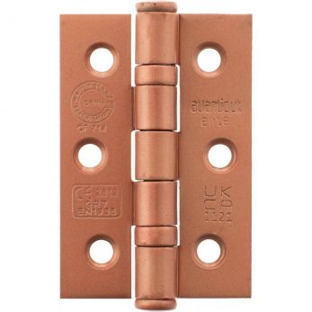 Atlantic CE Fire Rated Grade 7 Ball Bearing Hinges 3" x 2" x 2mm - Urban Satin Copper (A2H322USC)