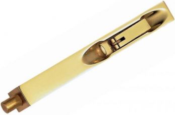  AA80 - flush bolt lever action 150mm polish brass