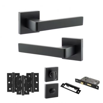 Our Range of Square Rose Handle, hinge & latch packs | Handles4U