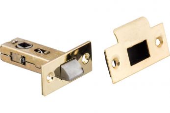 Atlantic Bolt Through Tubular Latch 2.5" - Polished Brass (AL25PB)