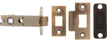 Atlantic Heavy Duty Bolt Through Tubular Latch 3" - Antique Brass (AL3AB)
