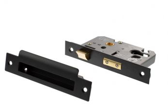 Atlantic Euro Sashlock [CE] 3" - Matt Black (ALKSASHE3MB)