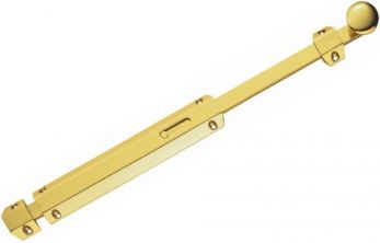 Carlisle Brass AQ82EX - door bolt surface 355mm polished brass