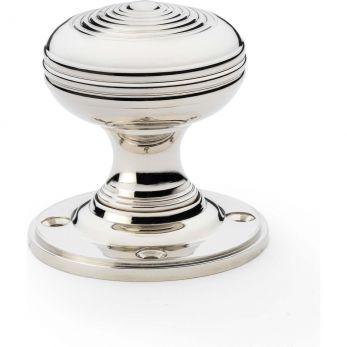 Alexander & Wilks AW303-50-PN Christoph Mortice Knob in Polished Nickel