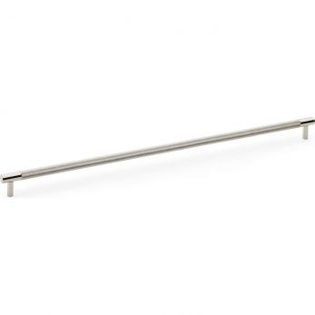 Alexander & Wilks AW810-448-PN Brunel Knurled T 448mm in Polished Nickel