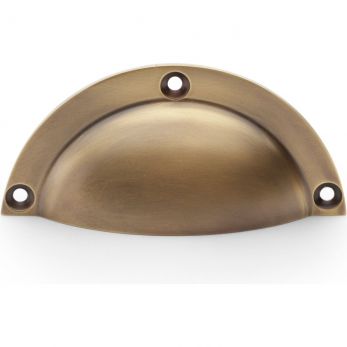 Alexander & Wilks AW910AB Raoul Cup Handle in Antique Brass