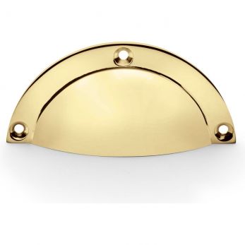 Alexander & Wilks AW910PB Raoul Cup Handle in Polished Brass