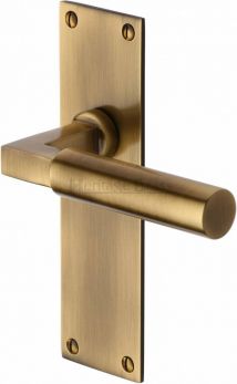 Bauhaus BAU7310-AT antique brass lever latch door handles
