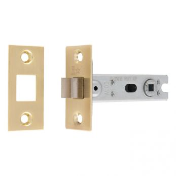 Eurospec Bolt - Through Tubular Deadbolt - Satin Brass - 76mm - by Carlisle Brass - BTD30SB