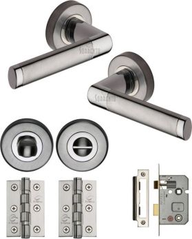 Sorrento BT-SC6420-AP Milan apollo dual chrome bathroom door pack