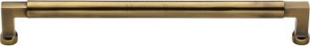 Heritage Brass Cabinet Pull Bauhaus Design 254mm c/c Antique Brass